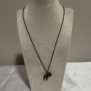 Moose Pendant Necklace